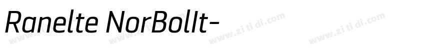 Ranelte NorBolIt字体转换 Ranelte NorBolIt字体转换